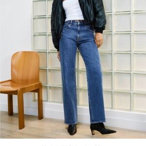 Abercrombie & Fitch Classic Blue Straight Leg Jeans